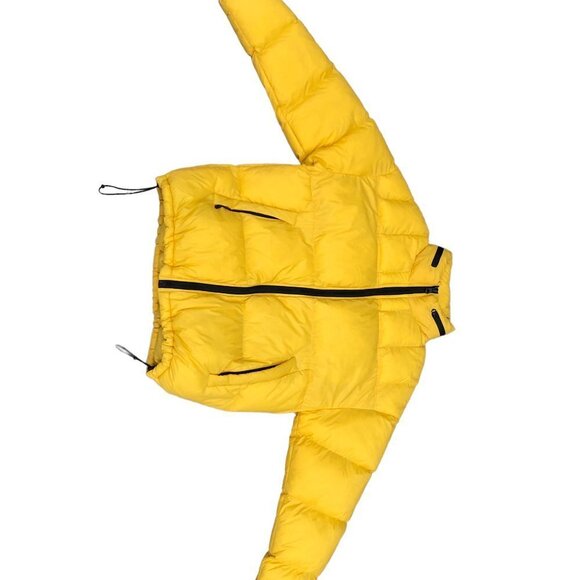 ZARA Puffer Jacket Large Yellow - Picture 2 of 11